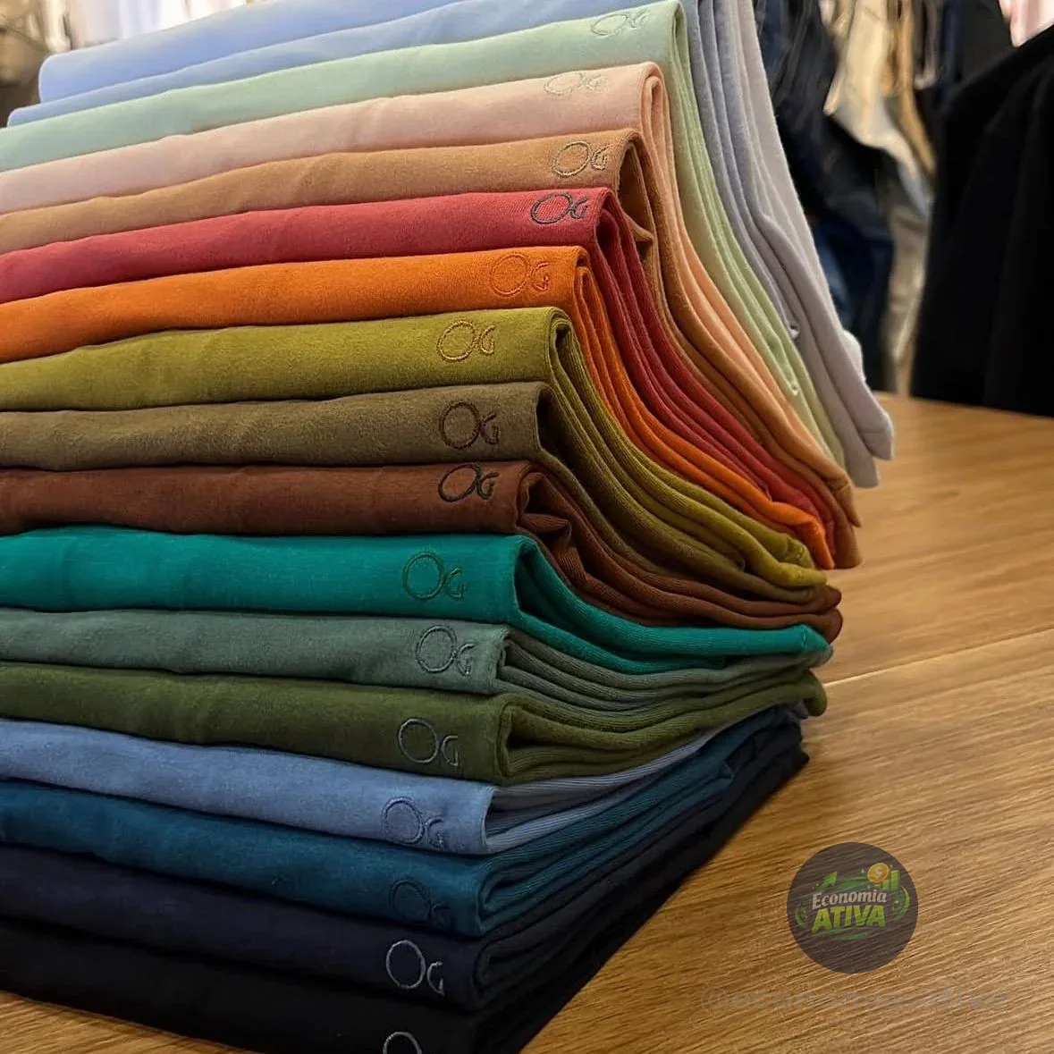 Camiseta Básica Ogochi Slim Algodão