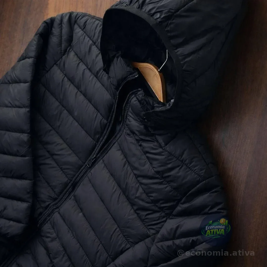 Jaqueta Masculina Puffer Corta Vento Bobojaco (M)