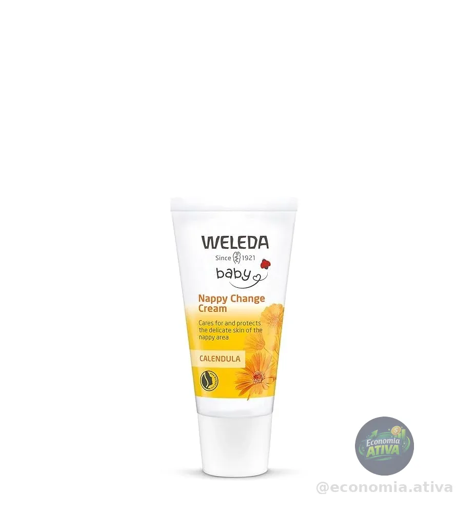 Weleda Babycreme de Calêndula | Proteção Natural Contra Assaduras | Fórmula Suave com Calêndula e Camomila | 30 ml