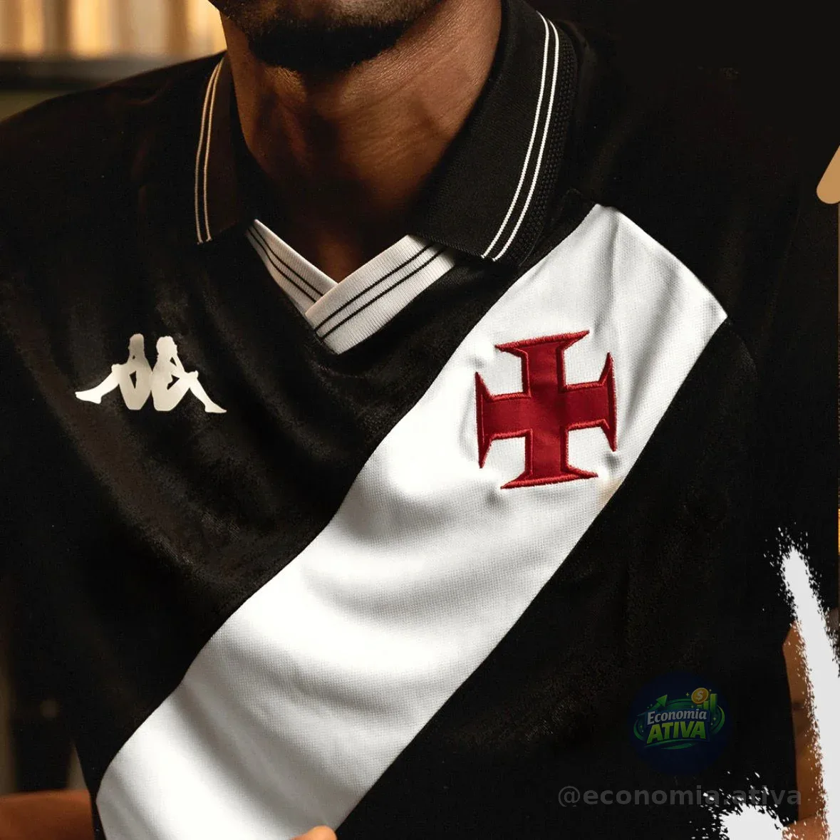 Camisa Vasco I 25/26 s/n Jogador Kappa