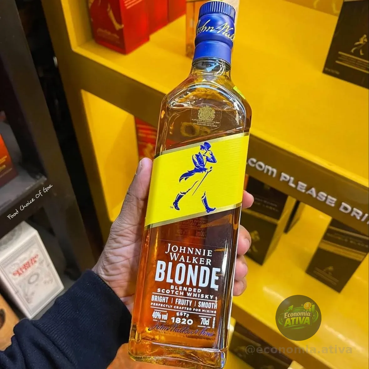 Whisky Johnnie Walker Blonde 750ml
