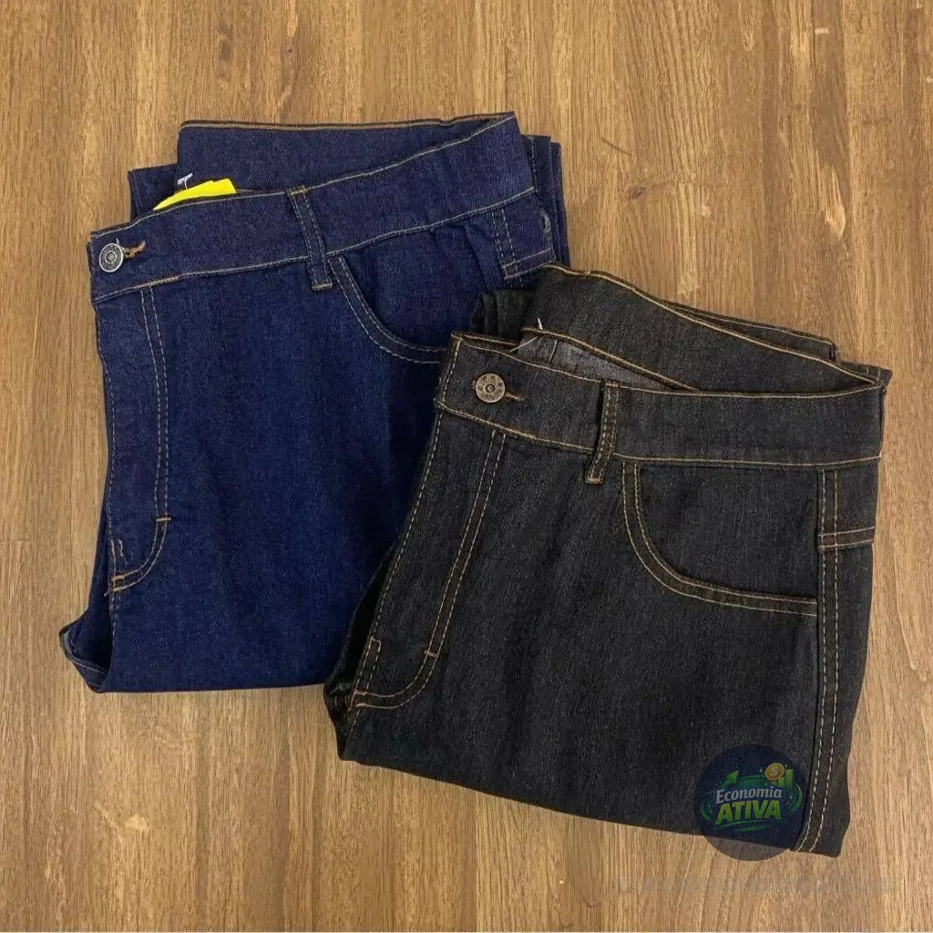 Kit Com 4 Calças Jeans Lycra