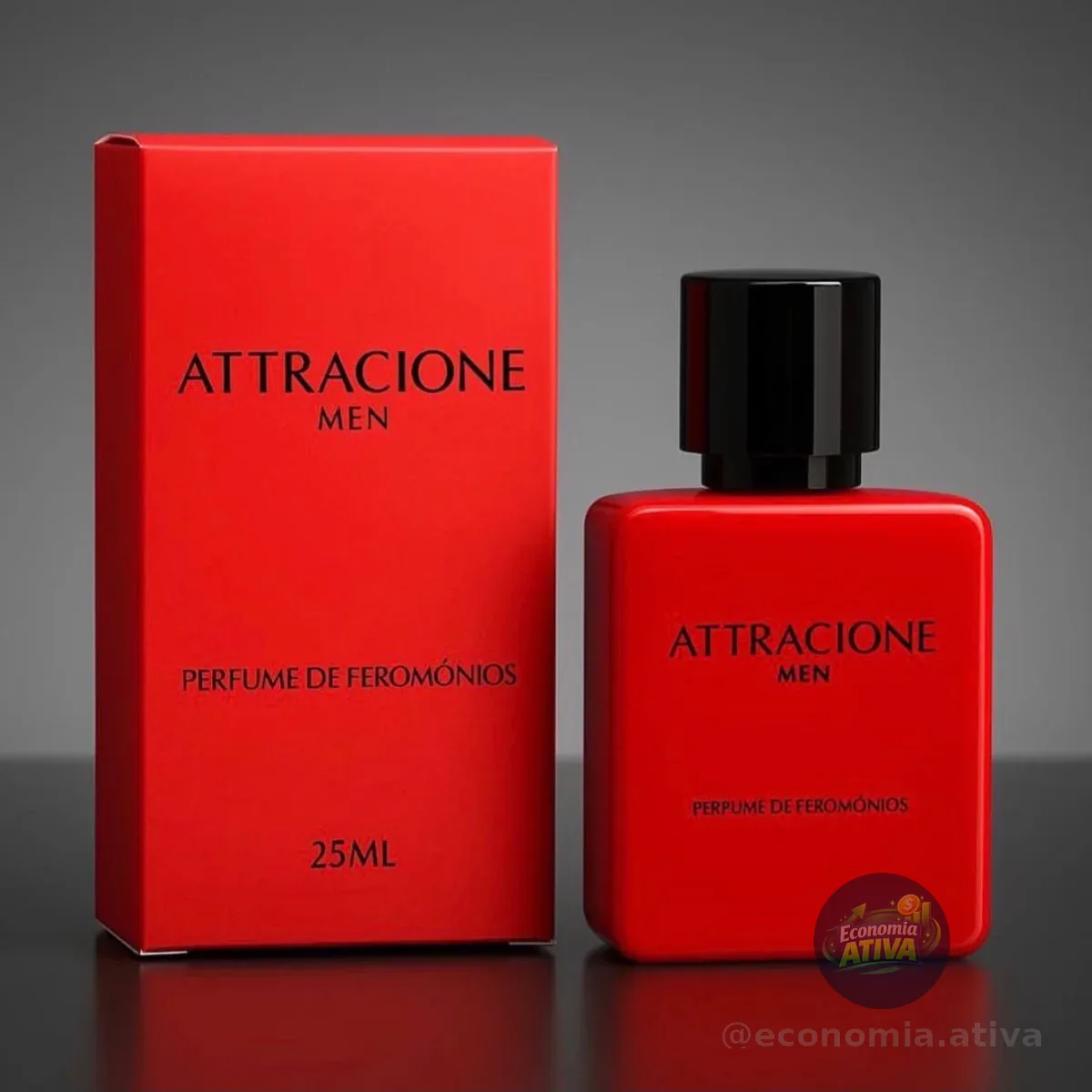 Perfume Attracione Men com Feromônios Ativados 25ml