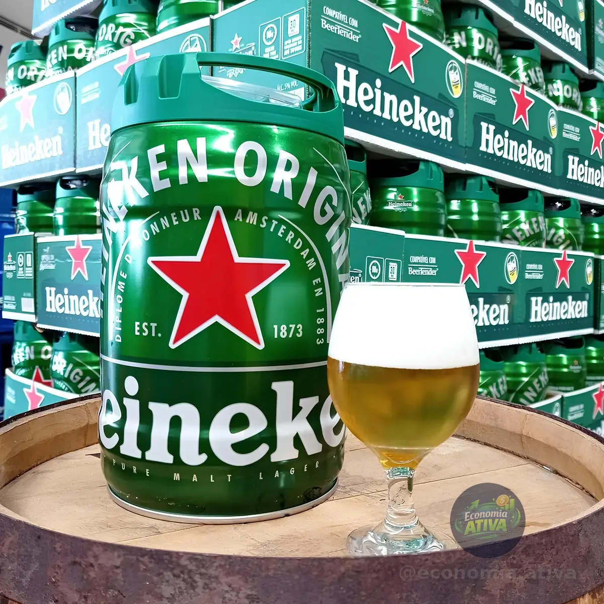 Heineken Cerveja Barril 5L