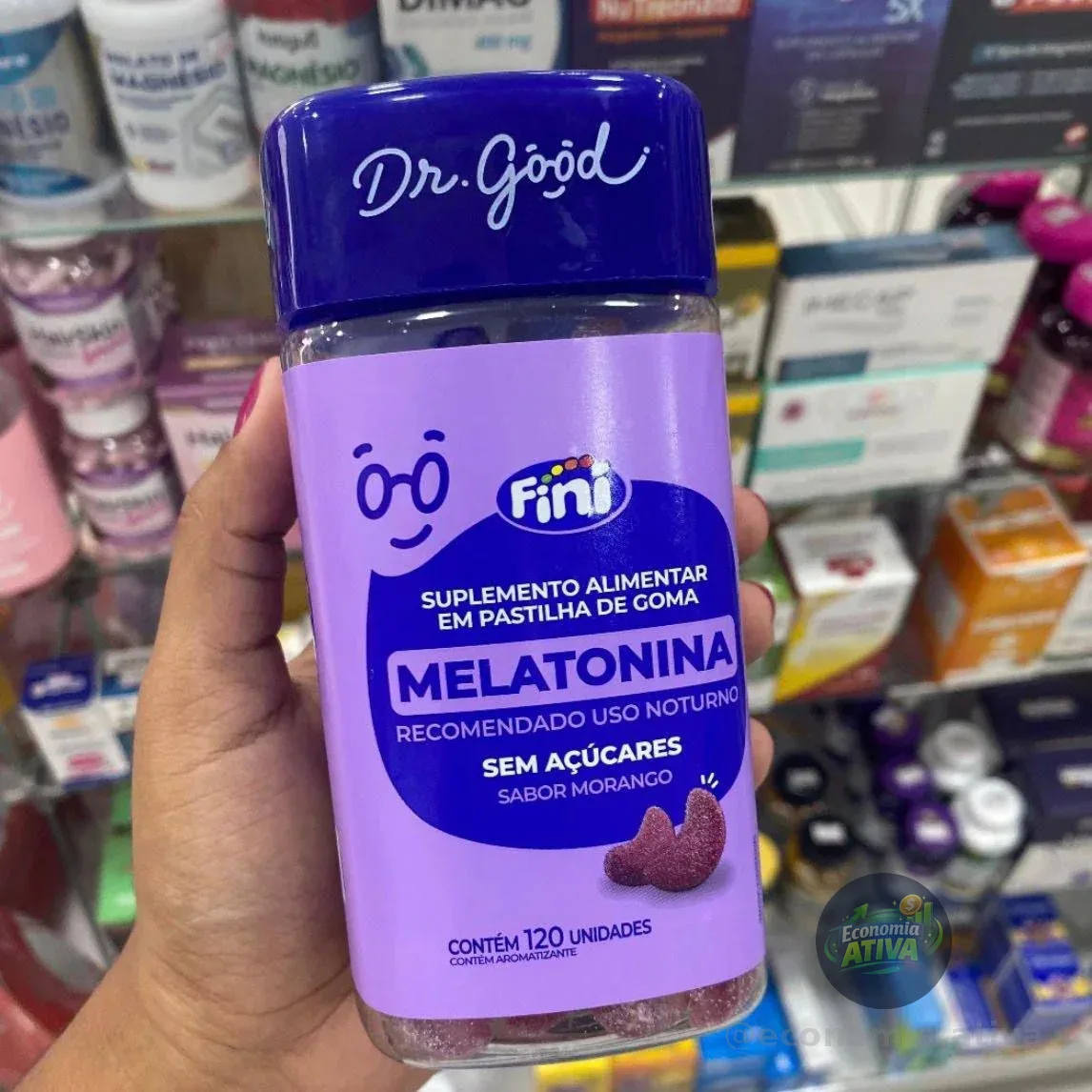 Melatonina Fini Gomas 120 Unidades