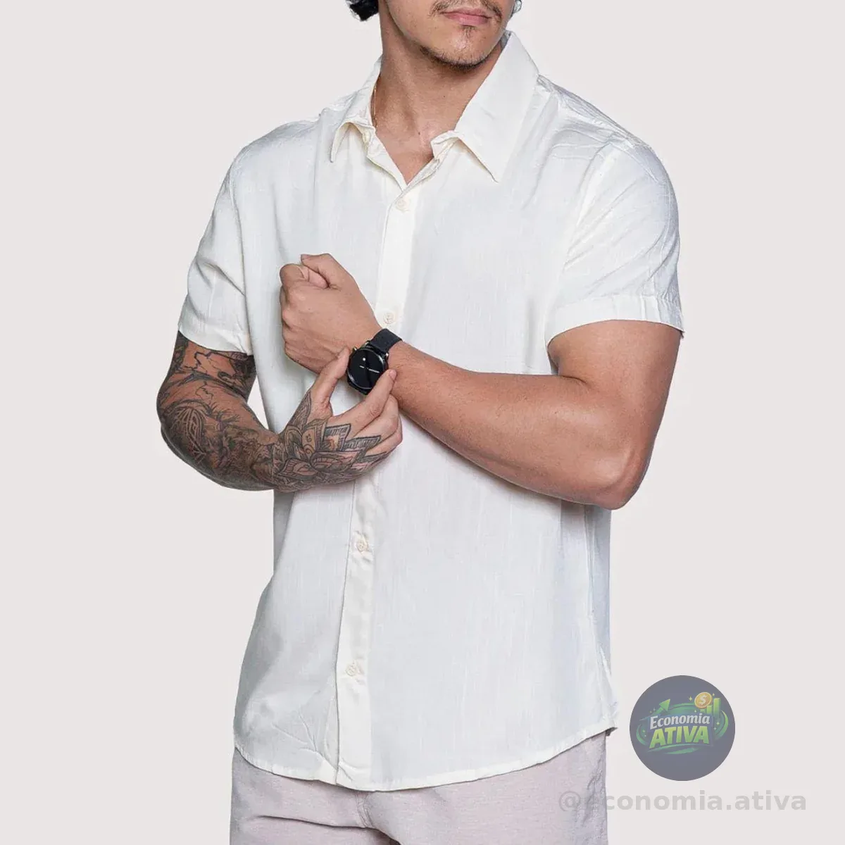 Camisa Social Linho Premium