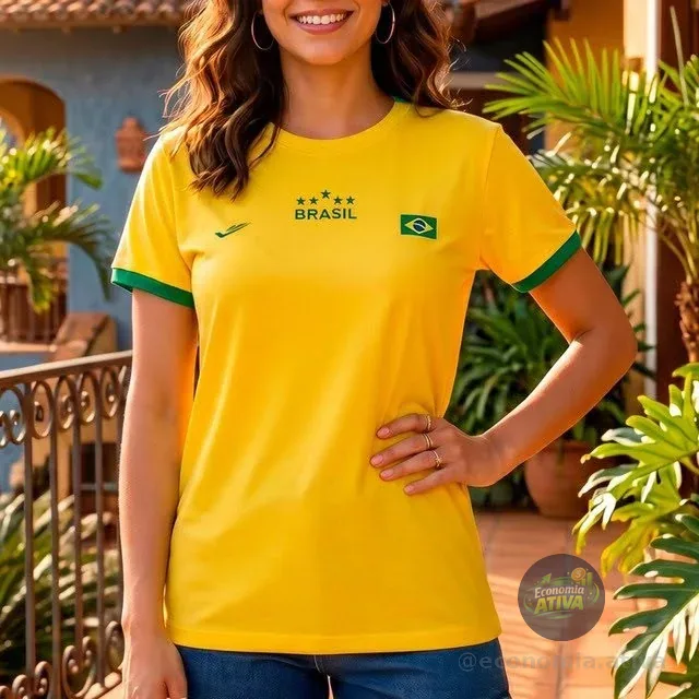 Camiseta Do Brasil Dry Fit