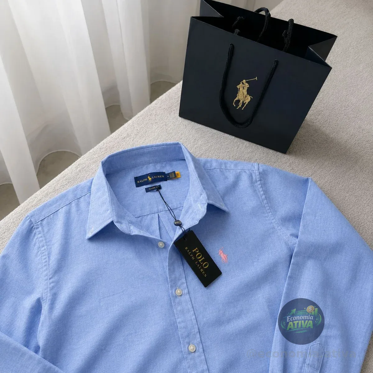 Camisa Ralph Lauren Social Linho