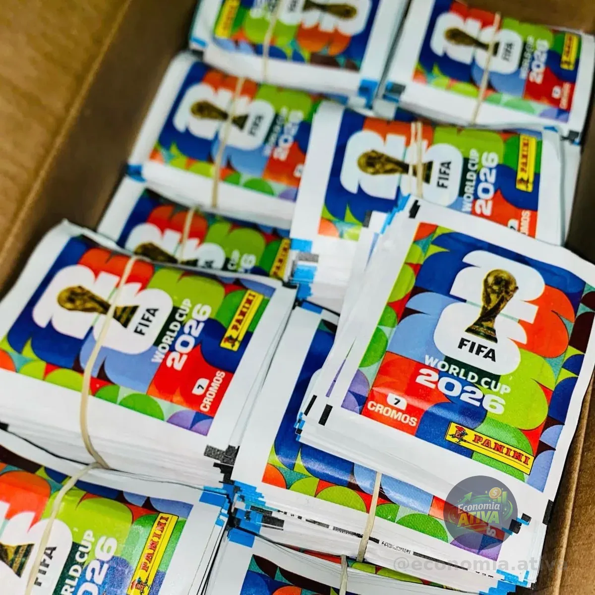 Kit 700 Figurinha Do Álbum Copa Do Mundo 2026- 100 Envelopes