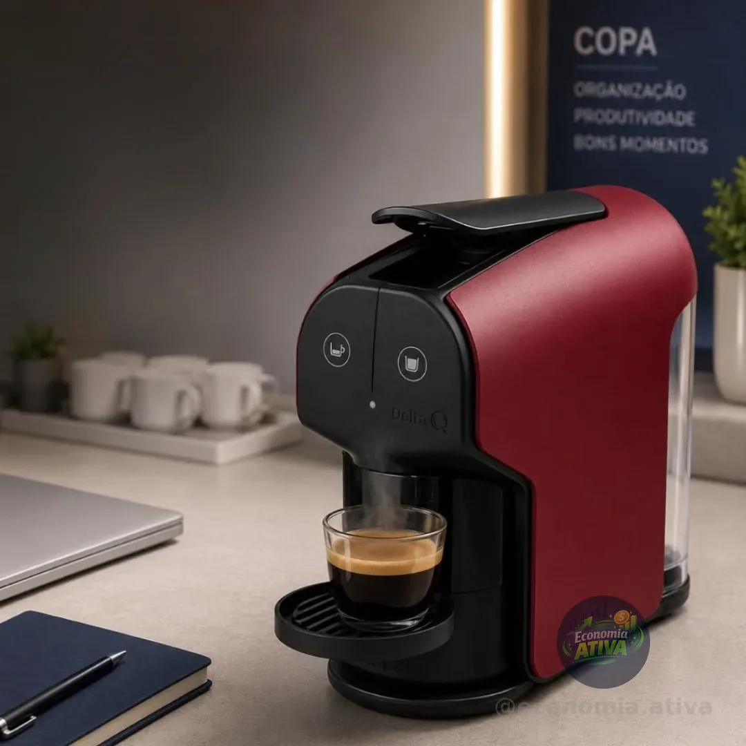 Cafeteira Cápsulas Delta Q Quick | Vermelha, 127V