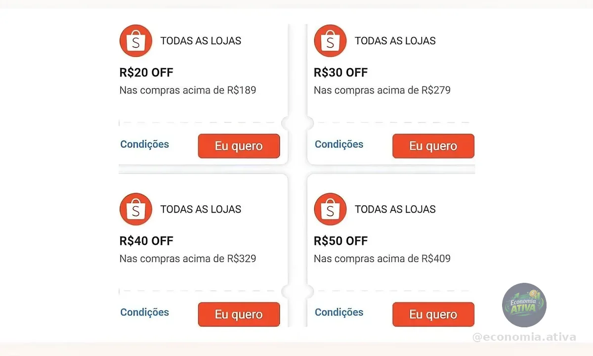 CUPONS SHOPEE RENOVADOS