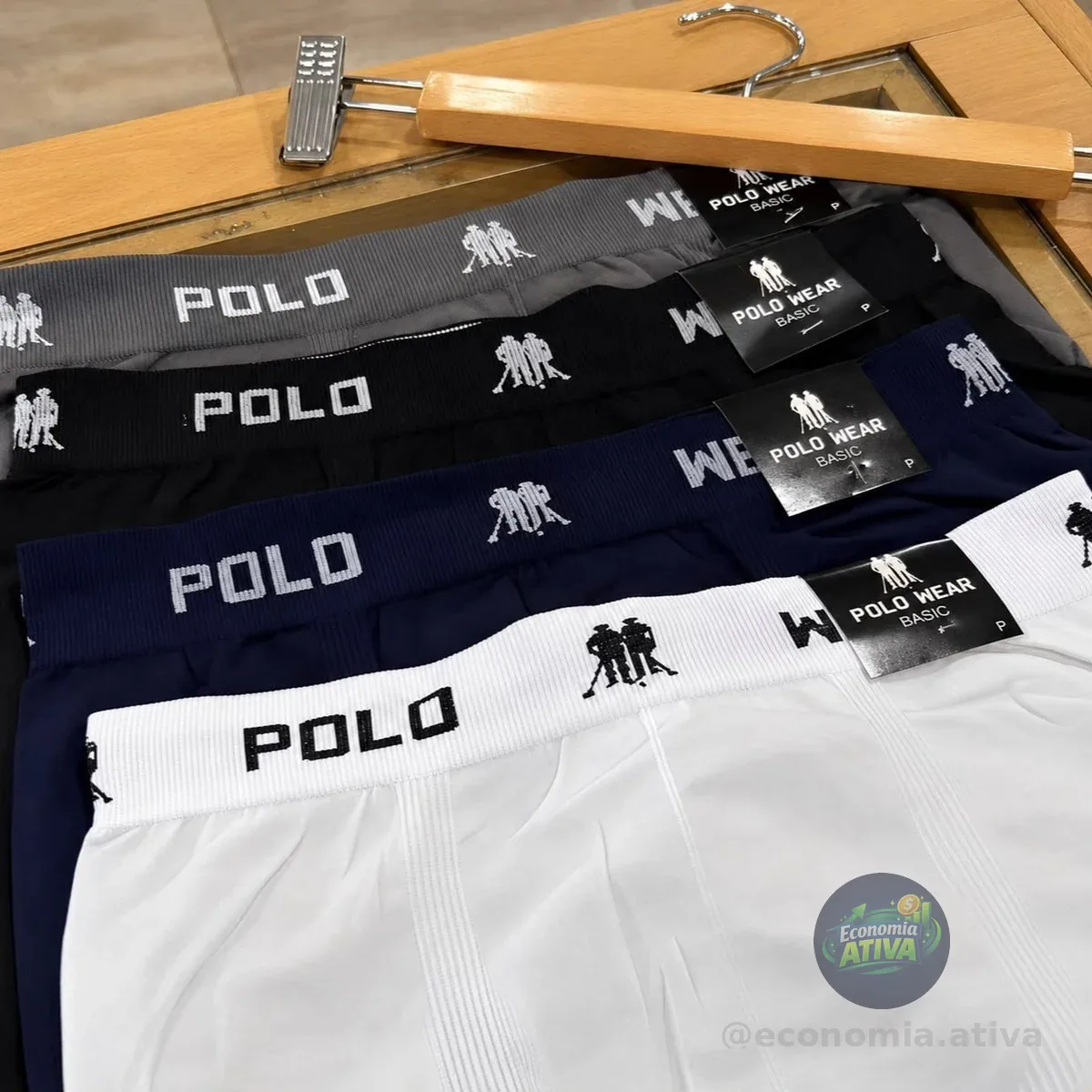 Kit 10 Cuecas Polo Wear