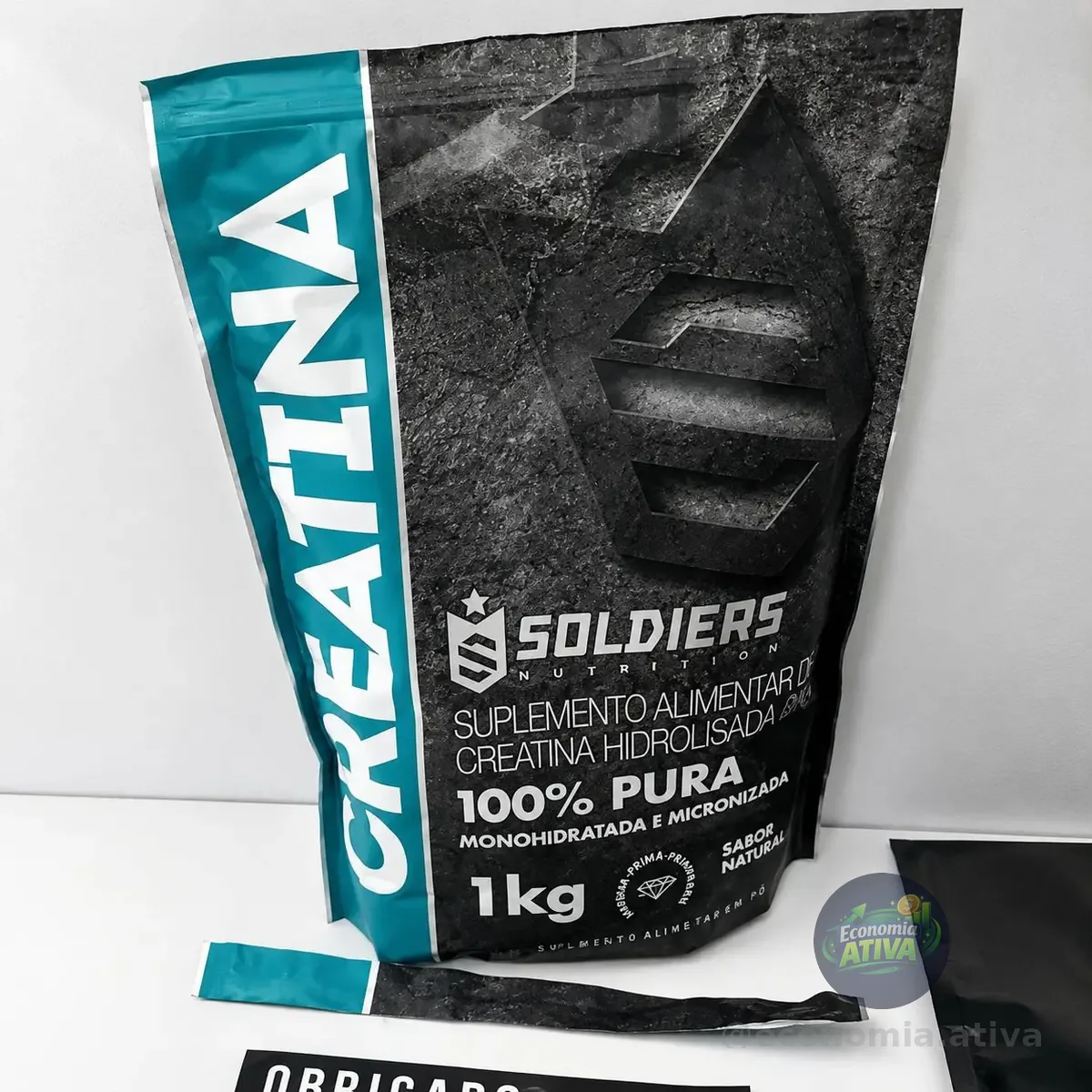 Creatina 1kg Monohidratada 100% Pura Soldiers Nutrition