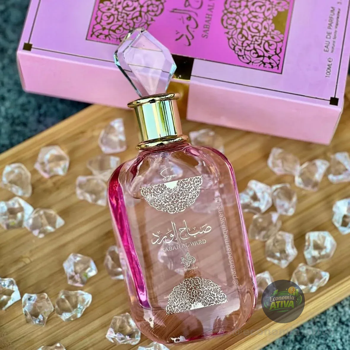 Perfume Árabe Sabah Al Ward Sugar Feminino 100ml