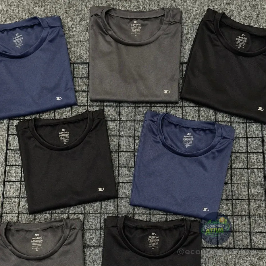 Kit 8 Camisas Sandrini Dry- Fit