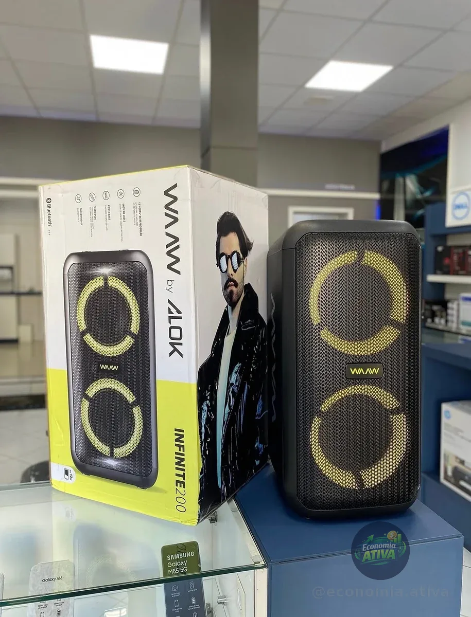 WAAW by ALOK Caixa de Som INFINITE 100 Bluetooth,