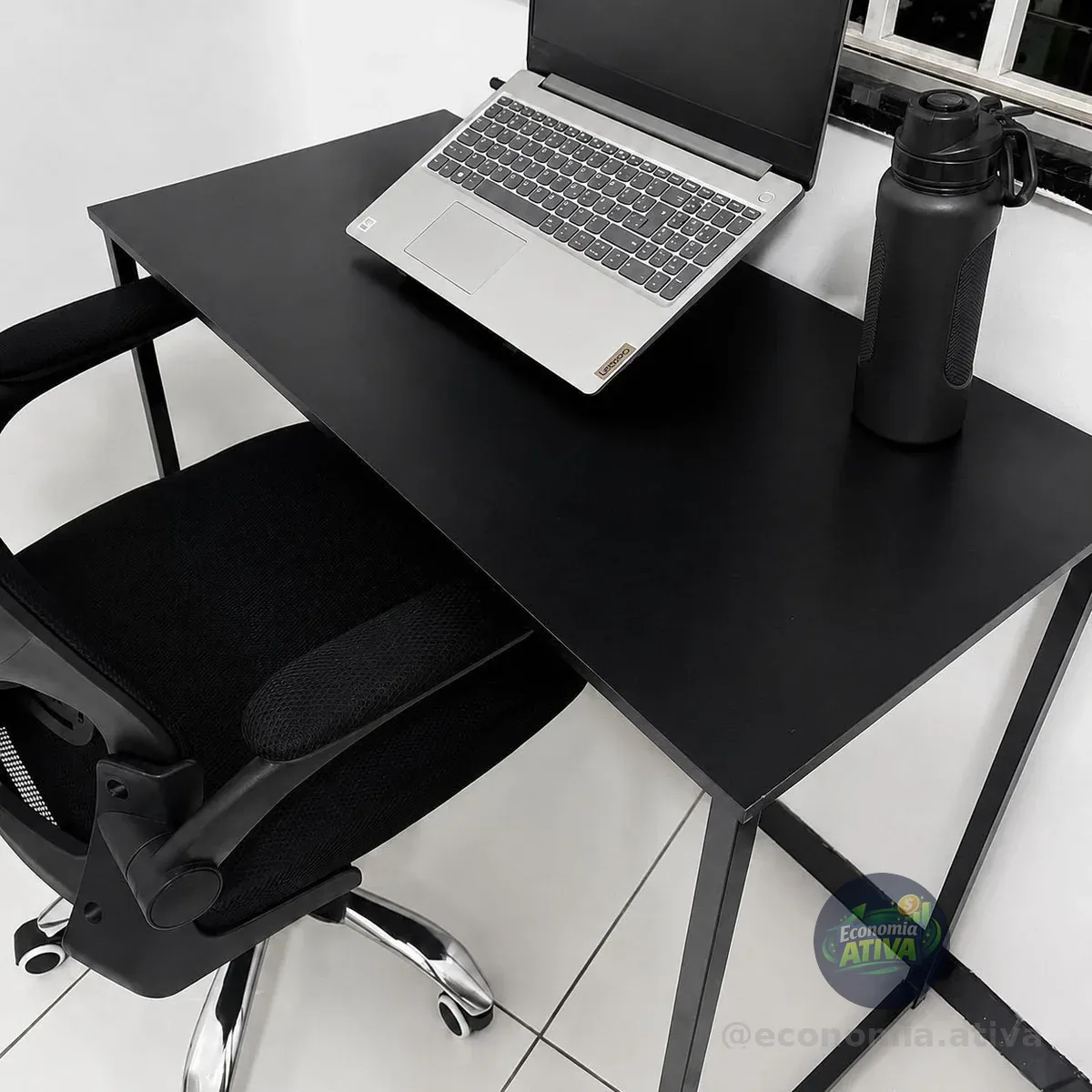 Mesa Home Office Escrivaninha Industrial Mdf
