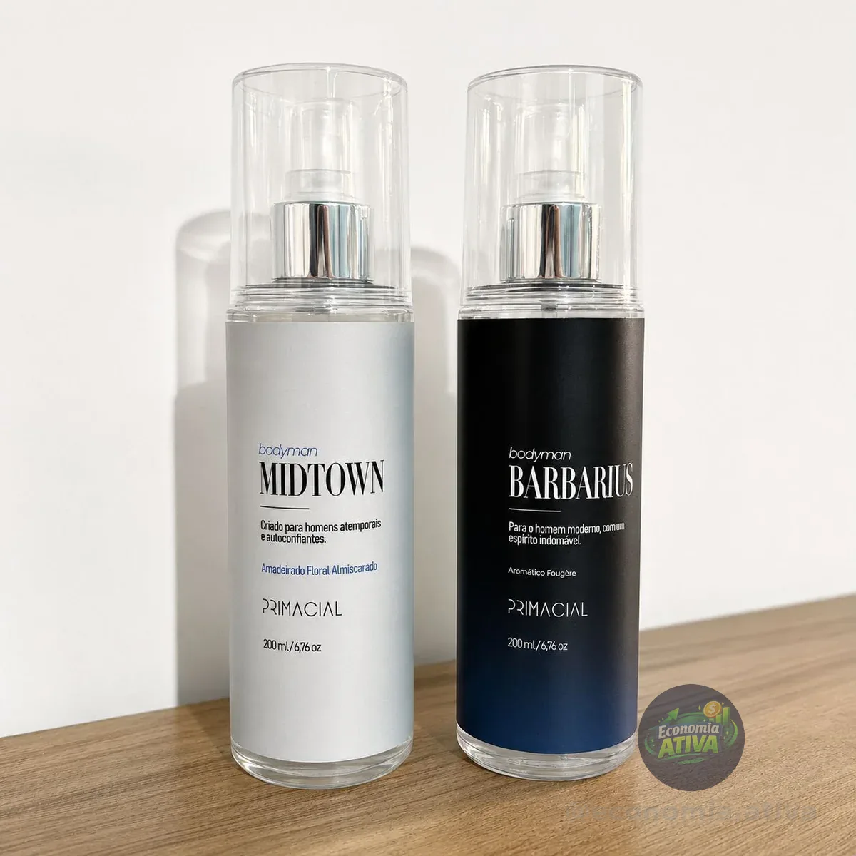 Kit Body Splash Barbarius e Midtown 200ml Primacial