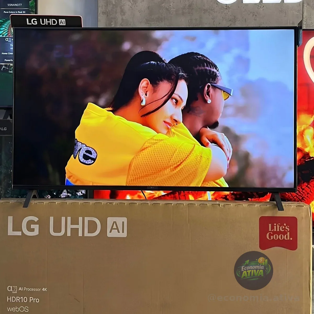 Smart Tv LG 43 Full Hd, Processador A5 Ger6, Ai, Alexa E Webos 23 - 43lr6700psa