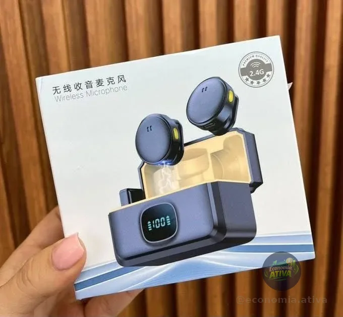 Microfone Lapela Mymotors Tipo C