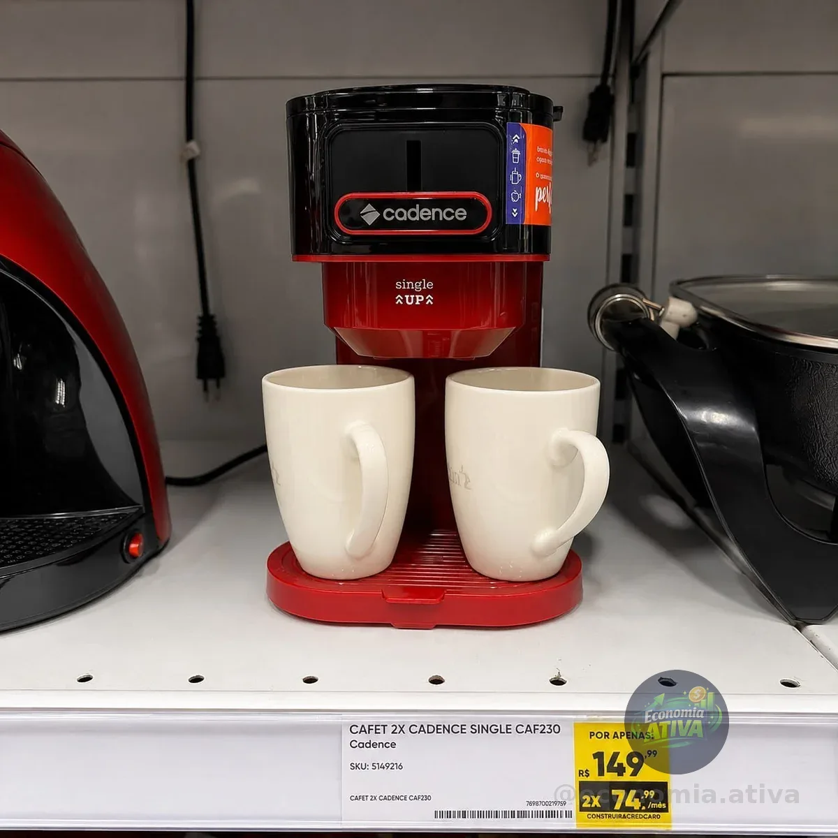 Cafeteira Cadence Single Up, 220V, CAF230