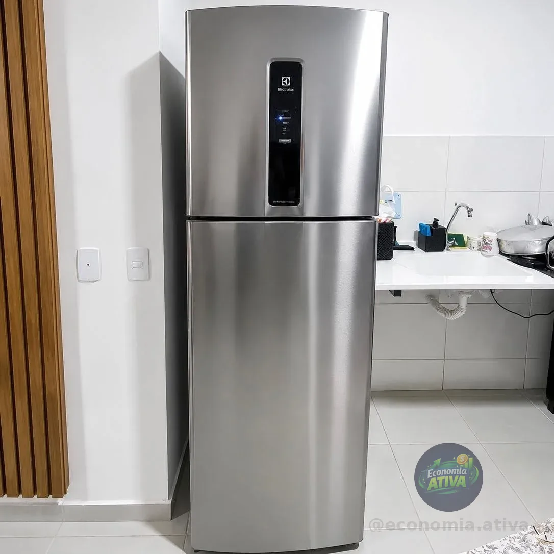 Geladeira Electrolux Frost Free Inverter 410l Inox (if46s)