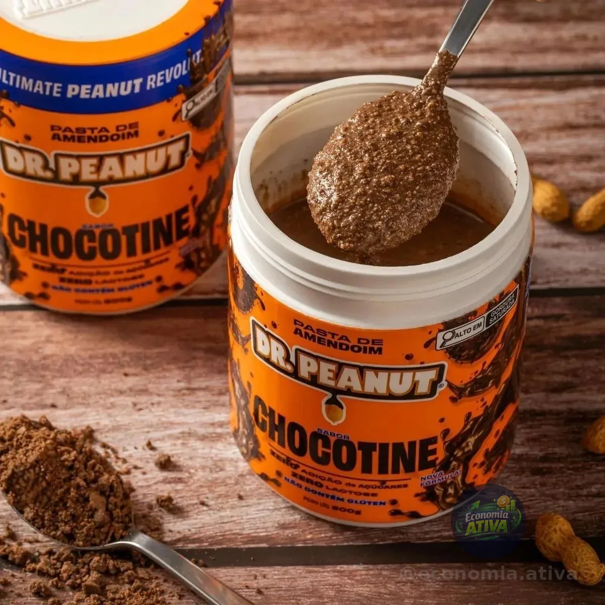 Pasta De Amendoim Dr. Peanut Chocotine 600g