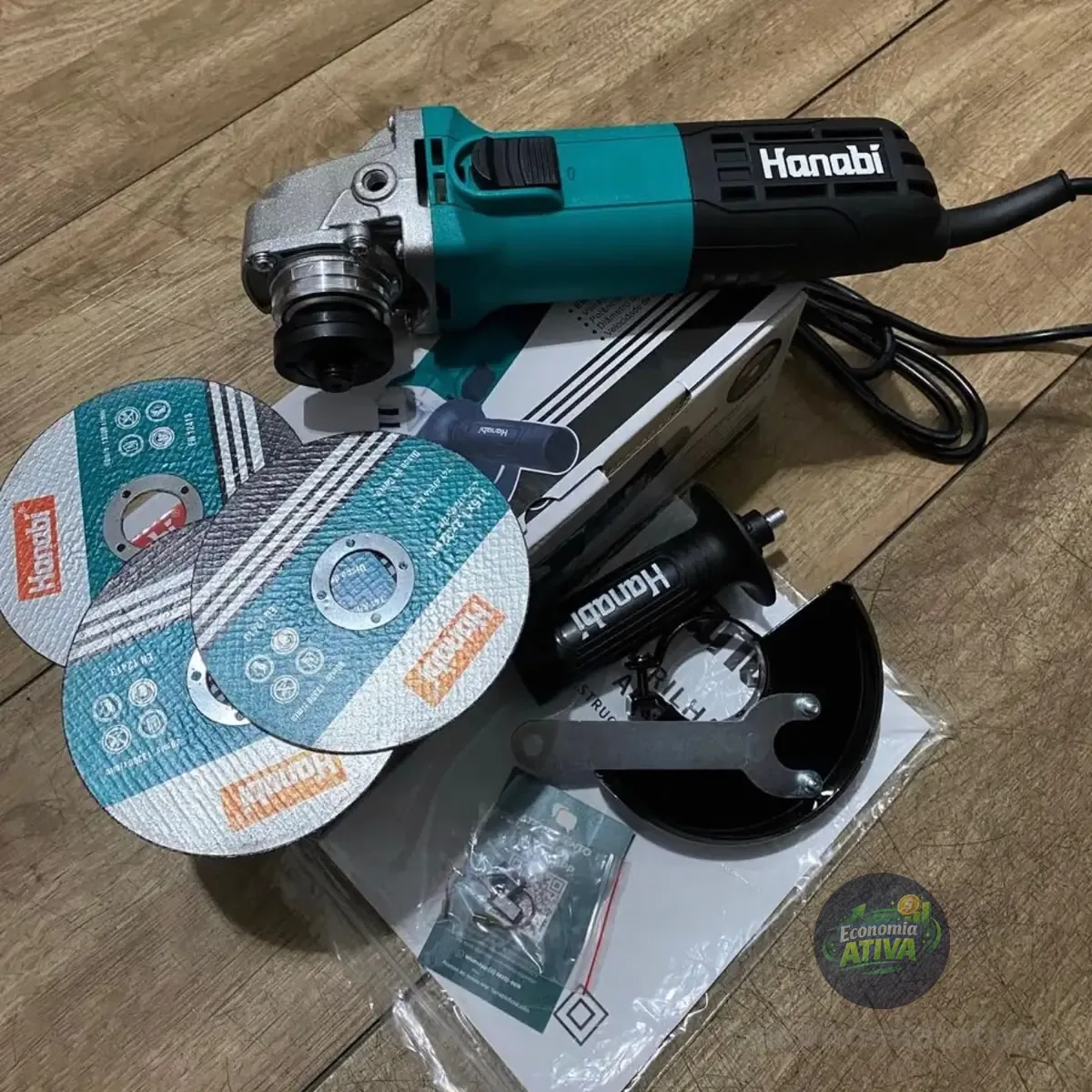 Esmerilhadeira Lixadeira Angular 880w 115mm Hanabi