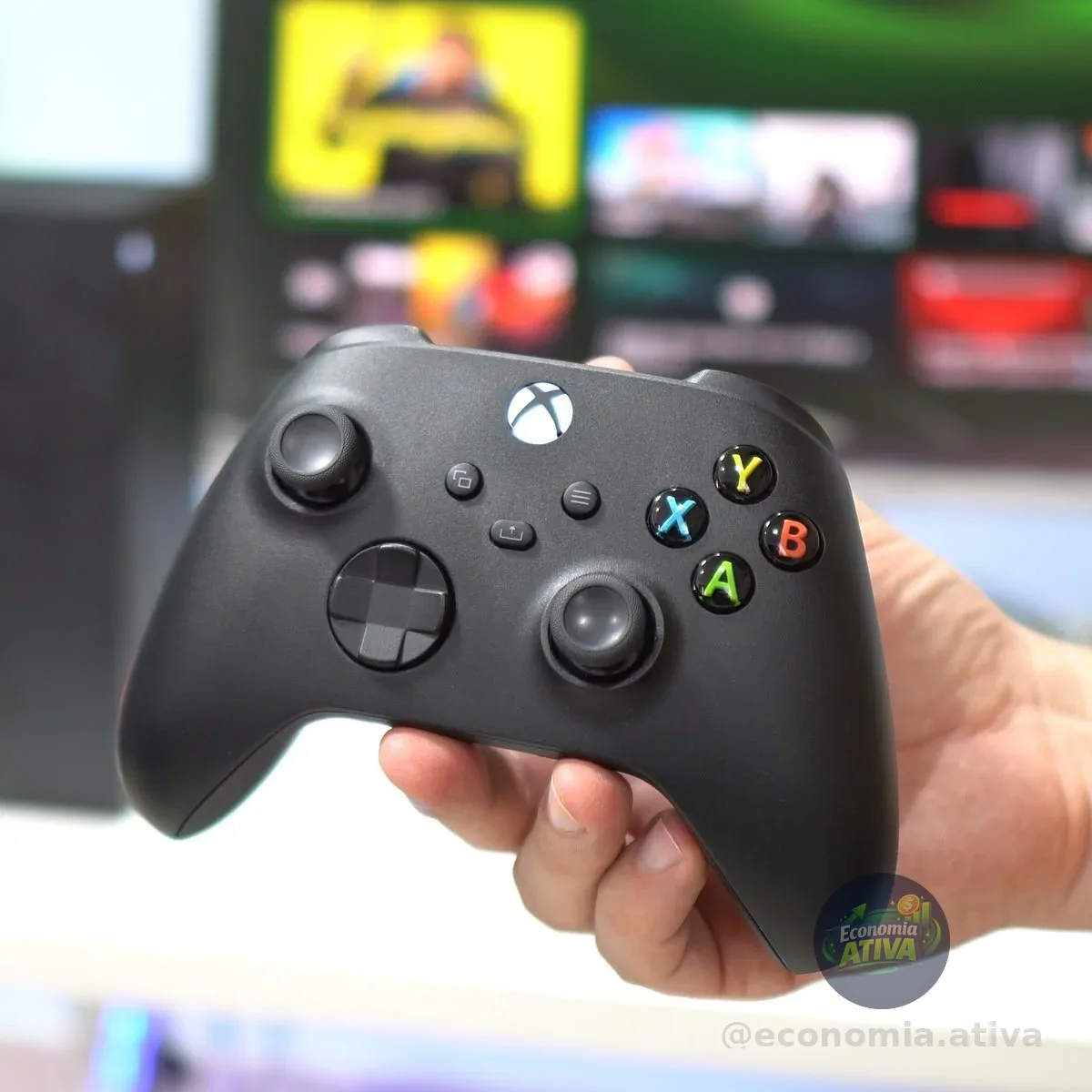 Controle Xbox Wireless Series X|S Carbon Black