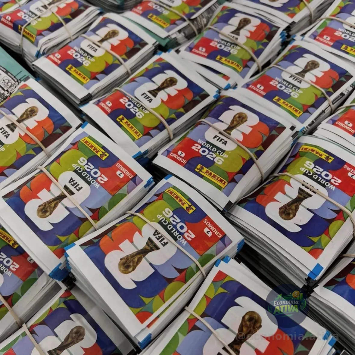 Kit 252 Figurinhas Do Álbum Copa Do Mundo 2026- 36 Envelopes