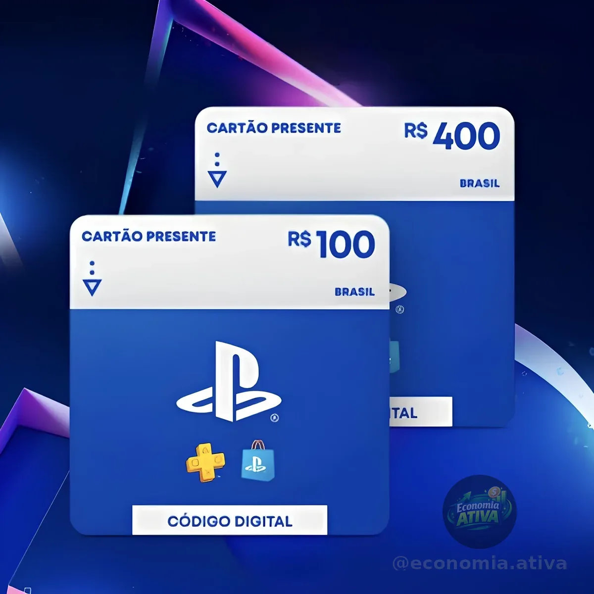 Sony Playstation Store Gift Card R$ 400 (digital)