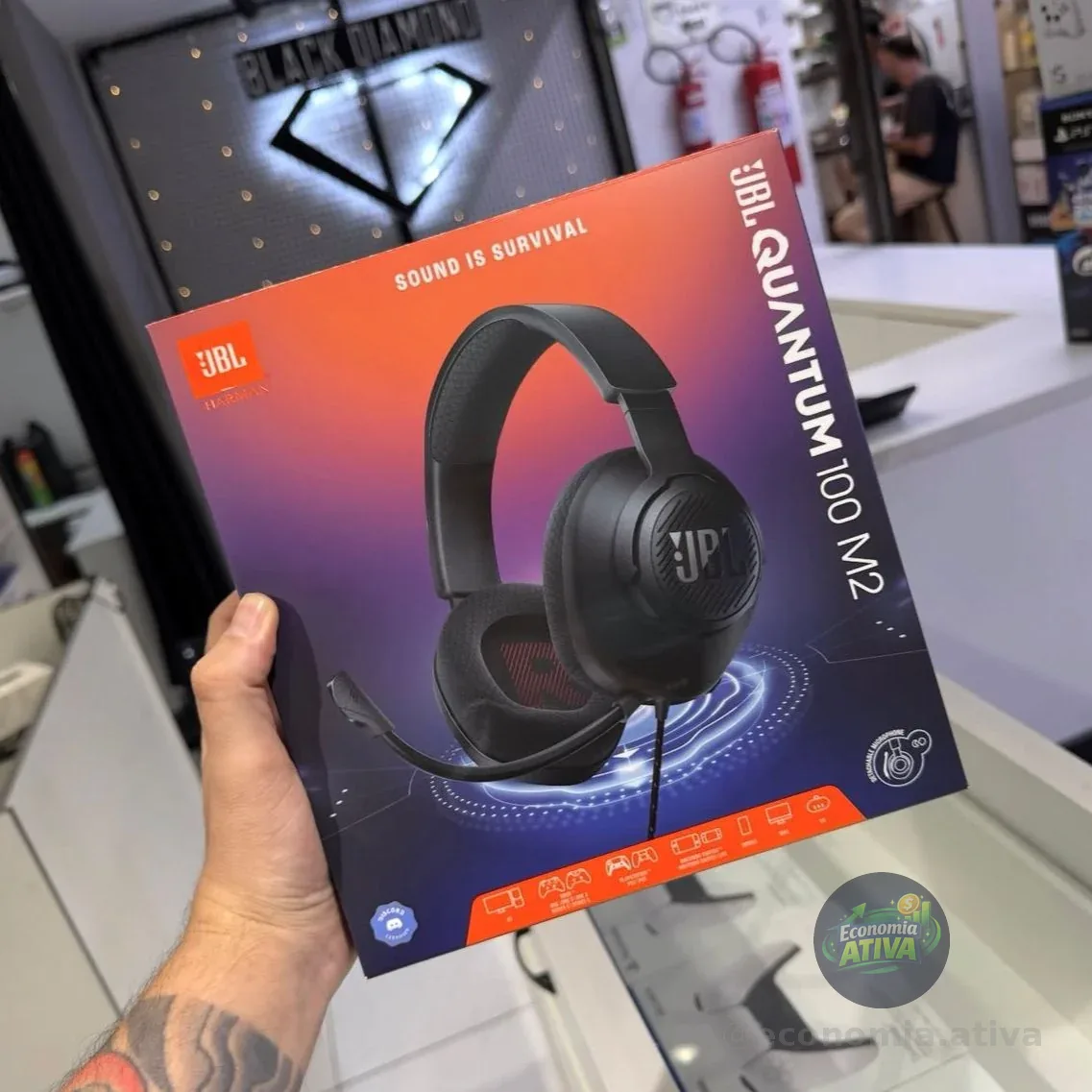 Headset Gamer Quantum 100m2 JBL
