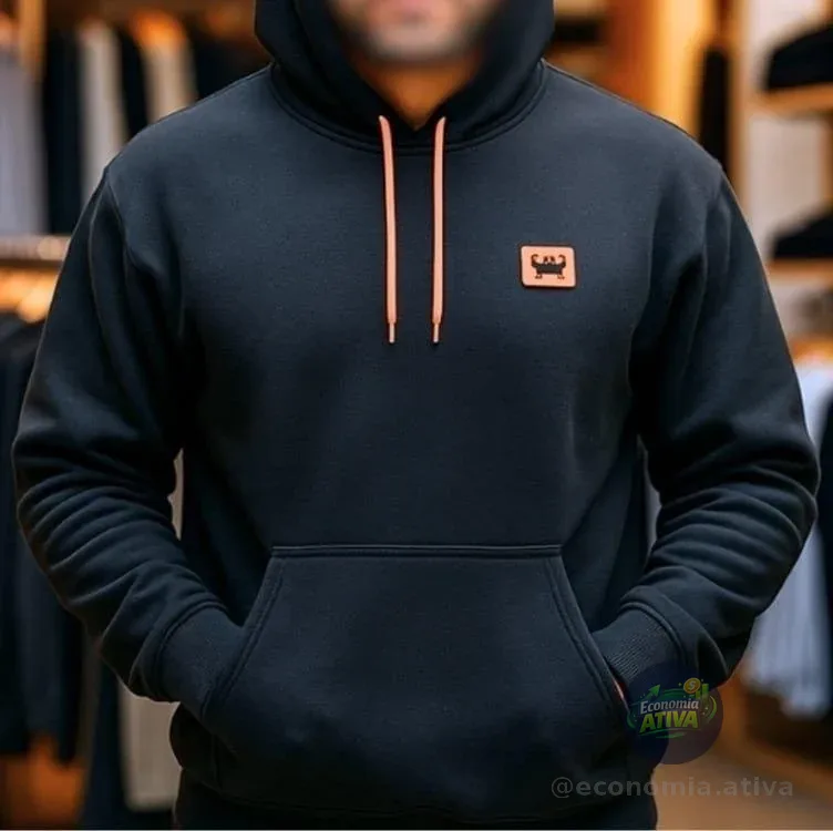Moleton Capuz Blusa De Frio