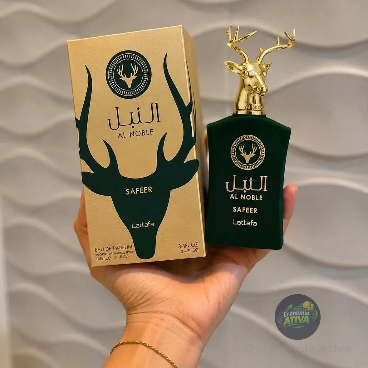 Perfume Árabe Al Noble Safeer Lattafa Masculino 100ml