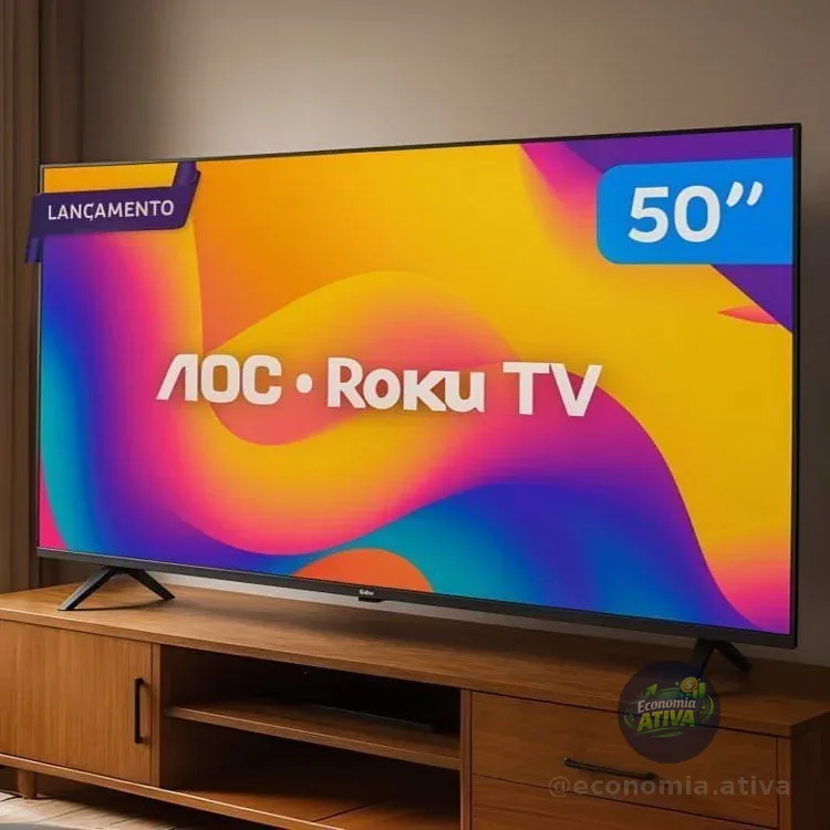 Smart Tv Roku Tv 50 7045 4k Uhd Aoc Bivolt