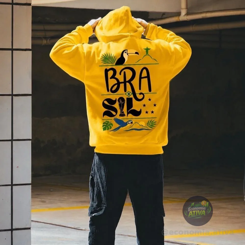 Blusa De Moletom Brasil