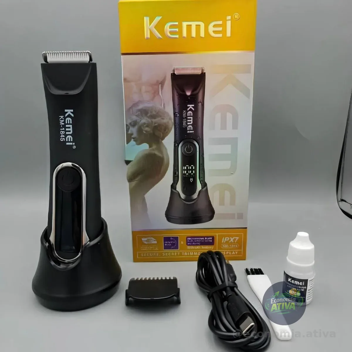 Aparador De Pelos Kemei Km-1845