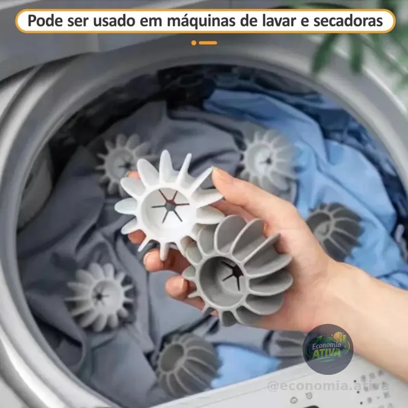Kit com 3 Removedor de Pelos Mágico Reutilizável de Máquina de Lavar