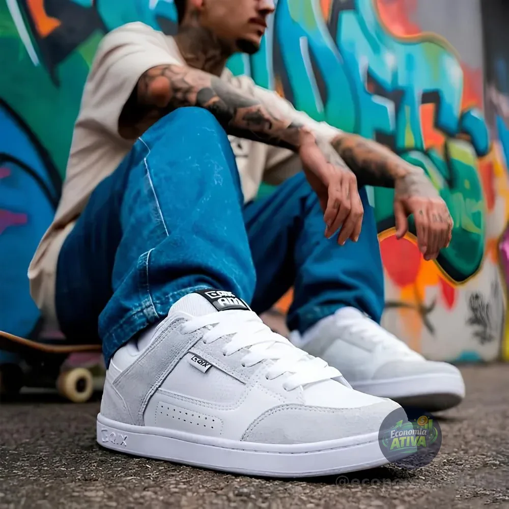 Tênis Qix Skate Retrô (8 cores)