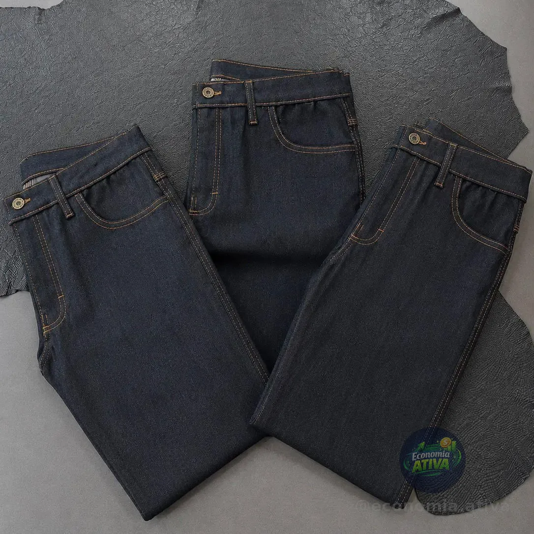 Kit Com 4 Calças Jeans Lycra