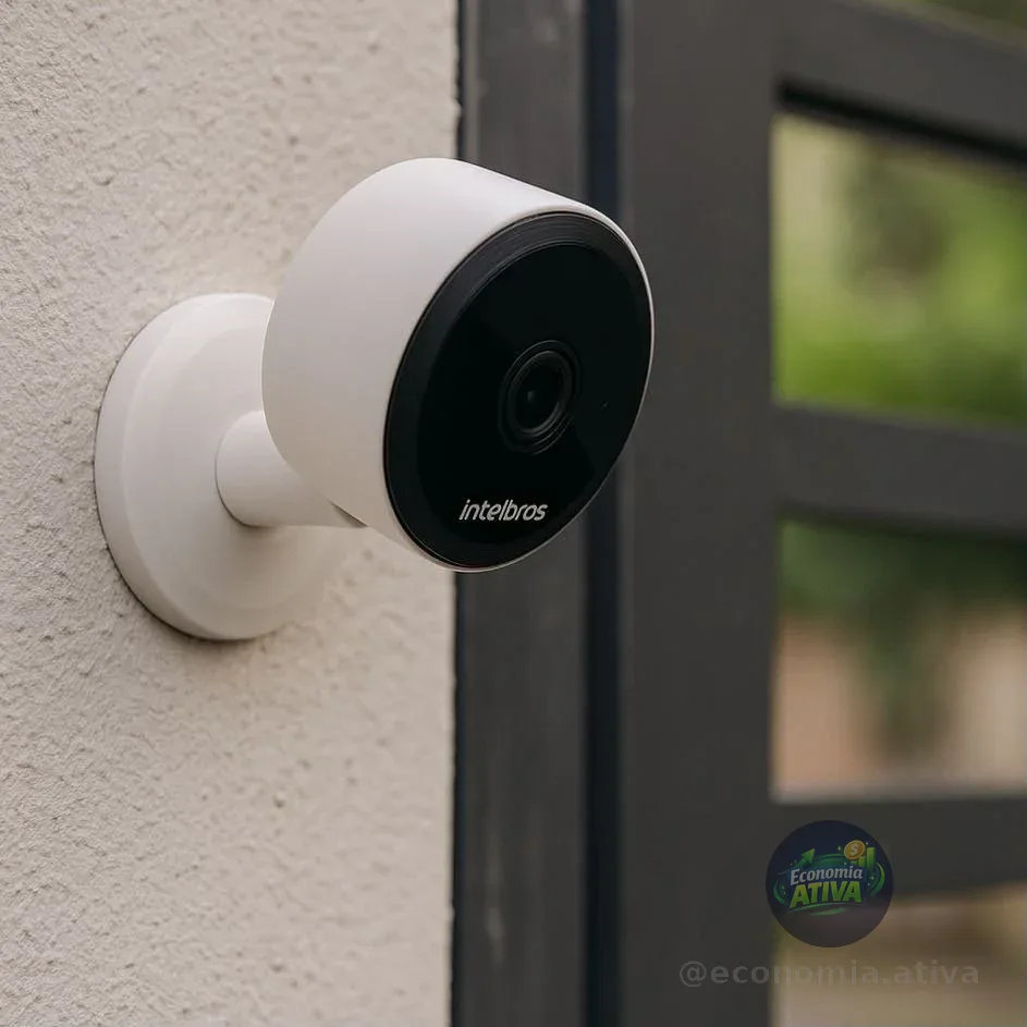 Câmera de Video Wi-fi Hd Im1 Branca Intelbras