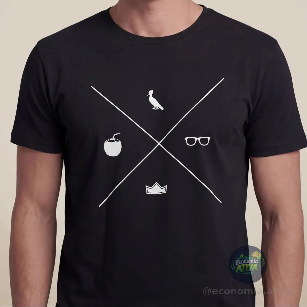 Camiseta Reserva Algodão Thiaguinho