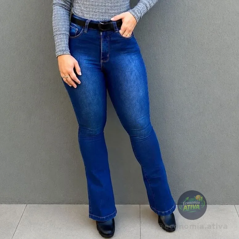 Calça Jeans Flare Feminina