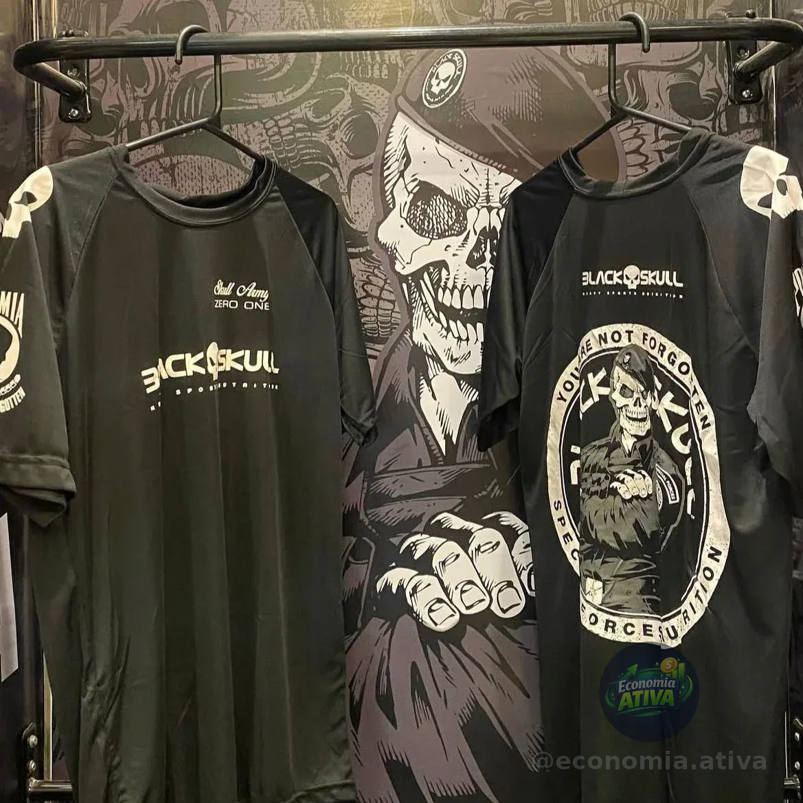 Camisa Black Skull