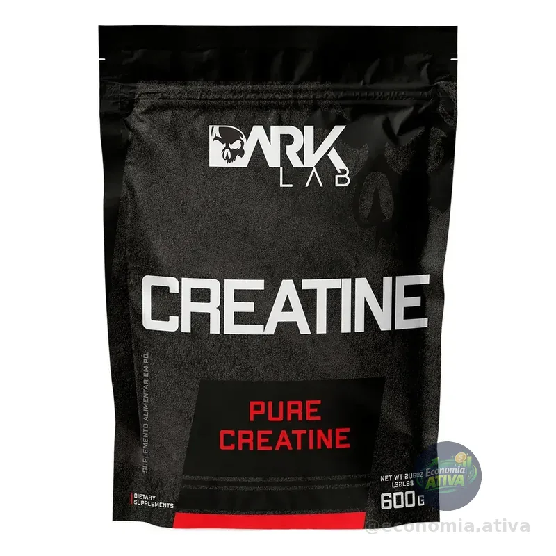 Creatina Monohidratada Pura 600g Dark Lab Unidade Sem Sabor
