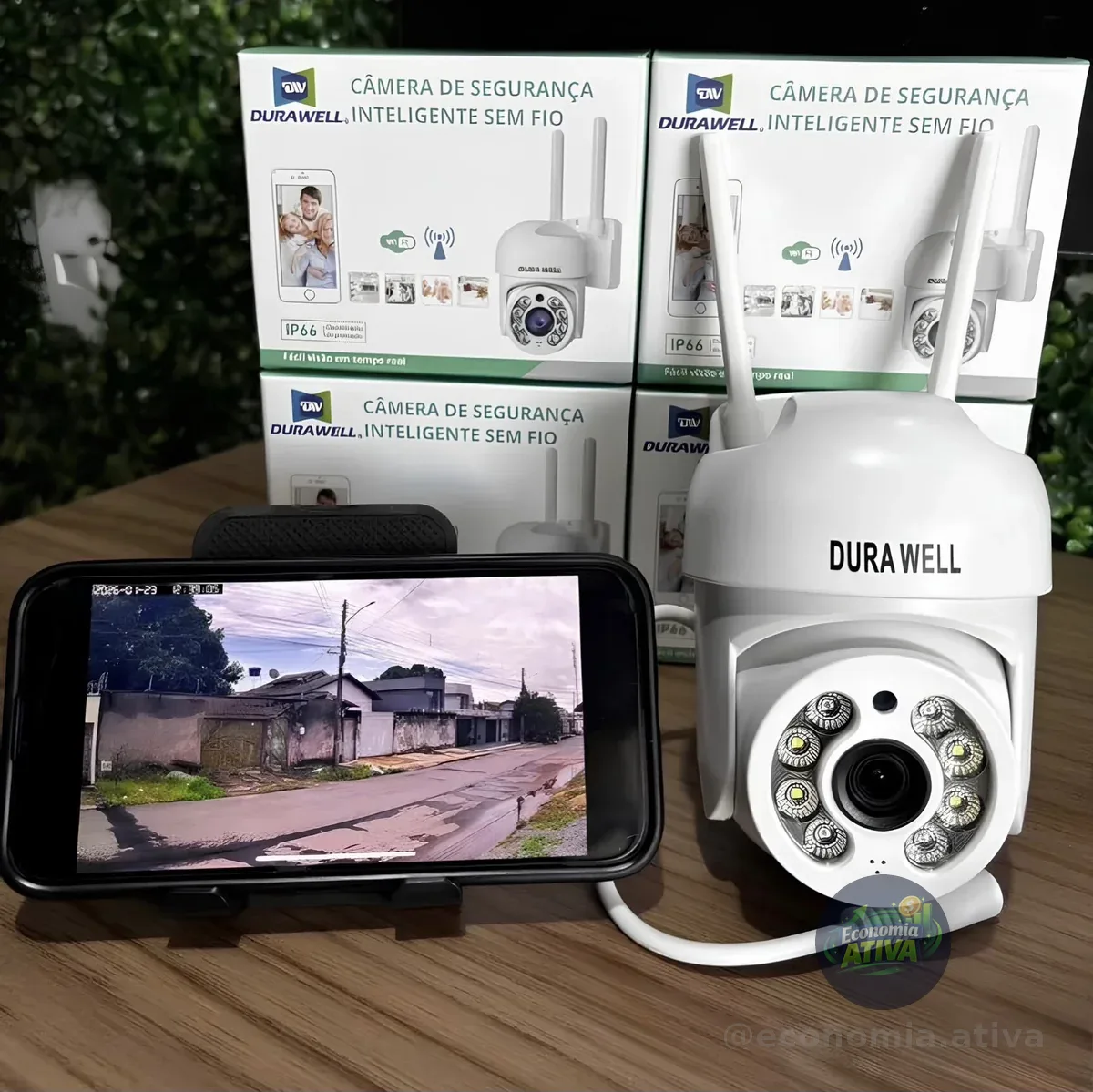 Câmera Ip A8 App Icsee Infravermelho Prova D'água Externa Wifi Hd