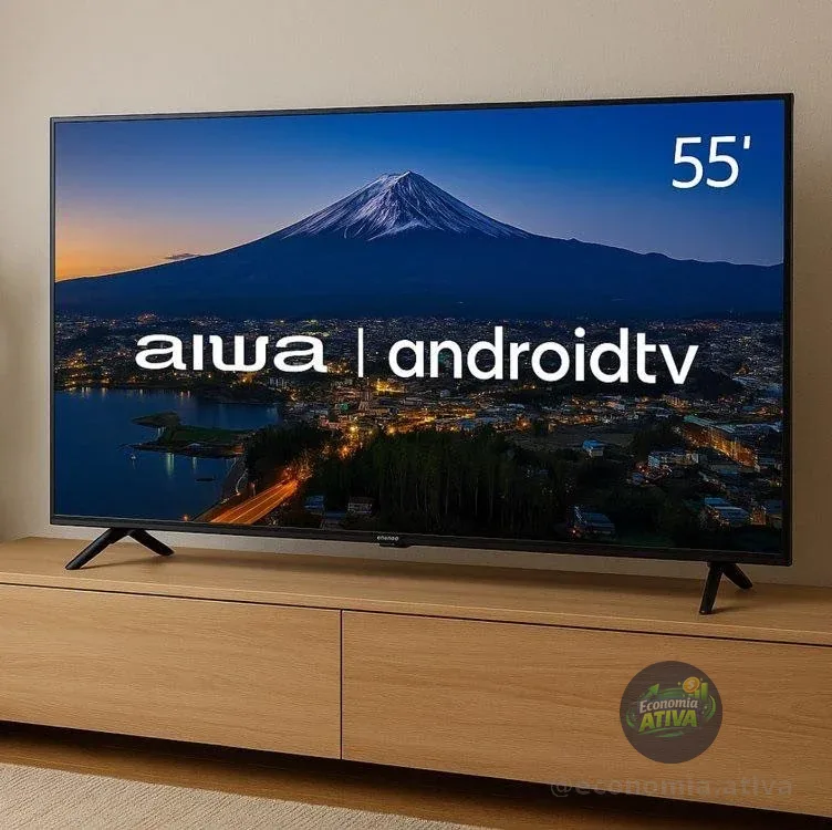 Smart Tv Aiwa 55” Android 4k Borda Ultrafina