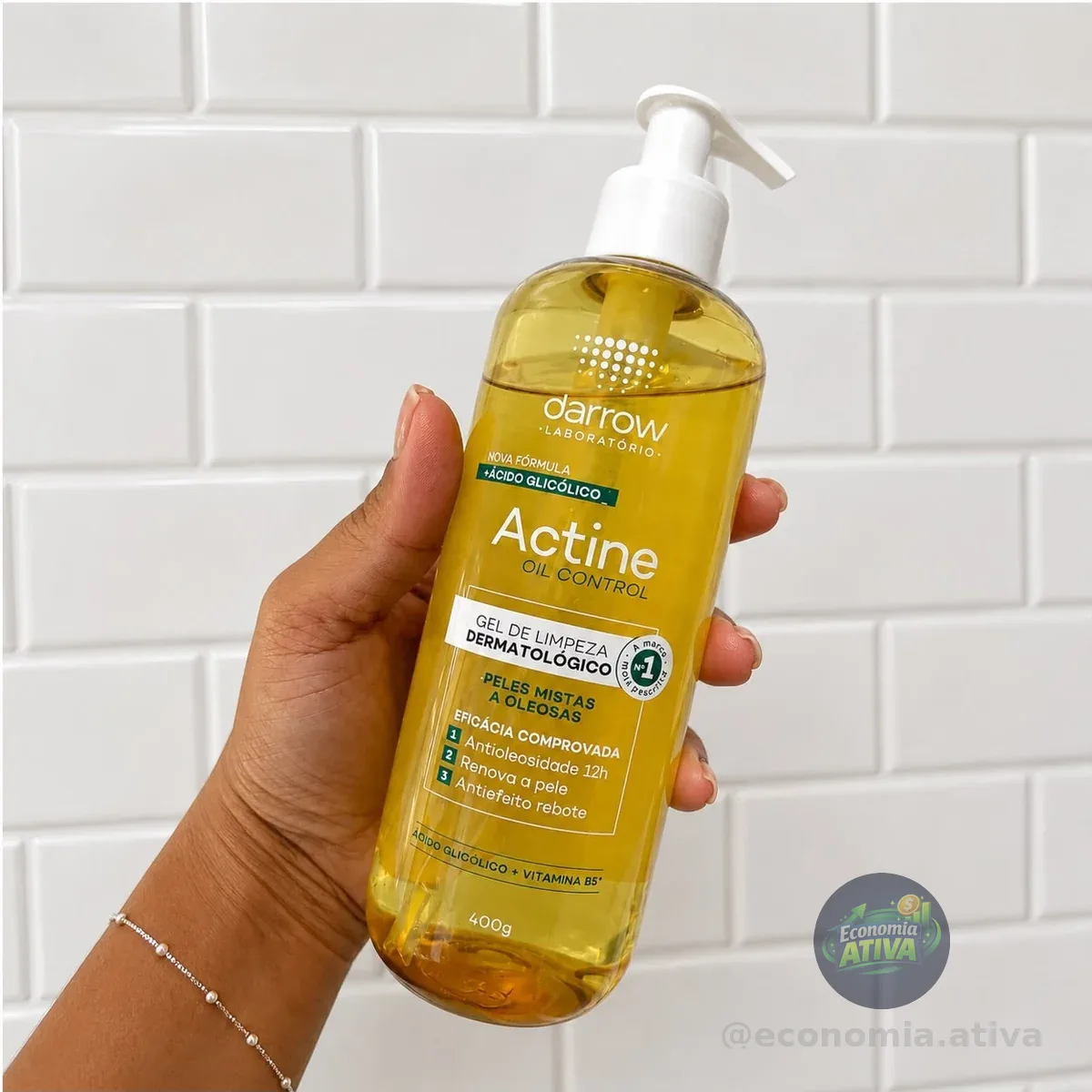 Gel De Limpeza Facial Darrow Actine Oil Control 400g
