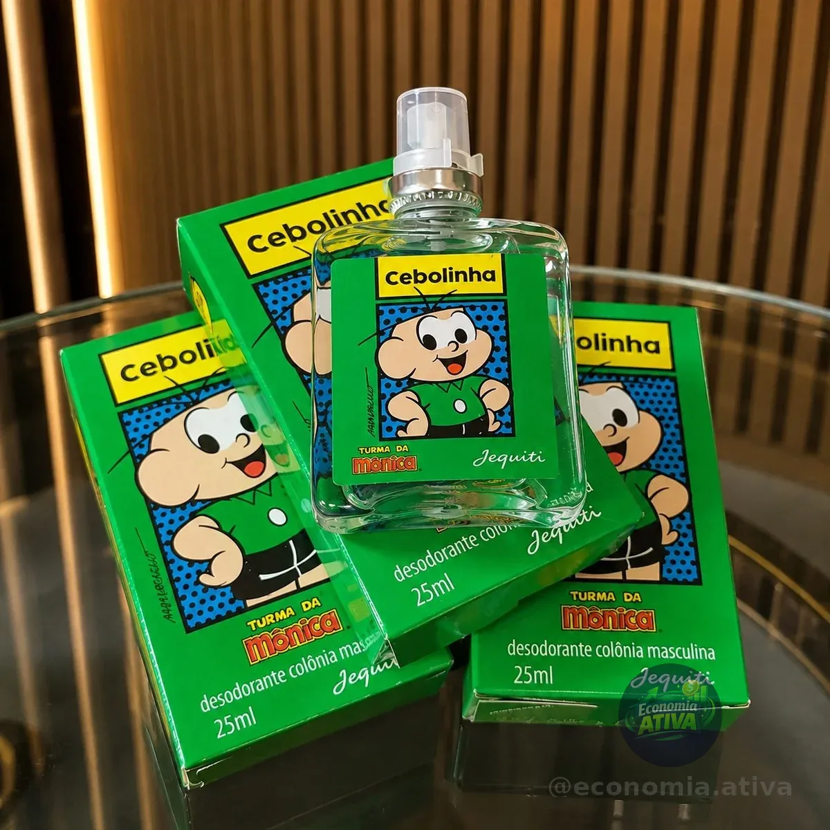 Kit 3 Perfume Cebolinha 25ml Jequiti