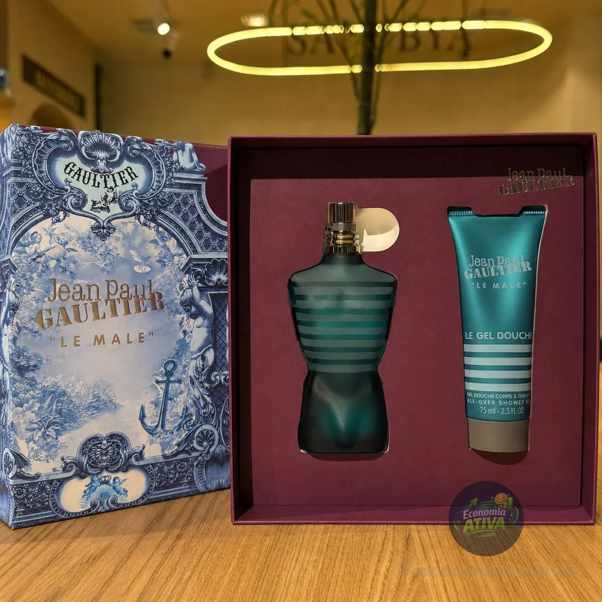 Kit JPG Le Male Edt 75 Ml + Gel De Banho 75 Ml